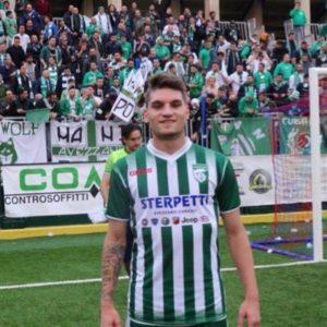 Joaquin Serrago, al terzo gol con la maglia dell'Avezzano