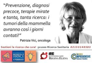 World cancer day card PATRIZIA VICI