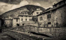Scorcio urbano della città di Gubbio (PG)