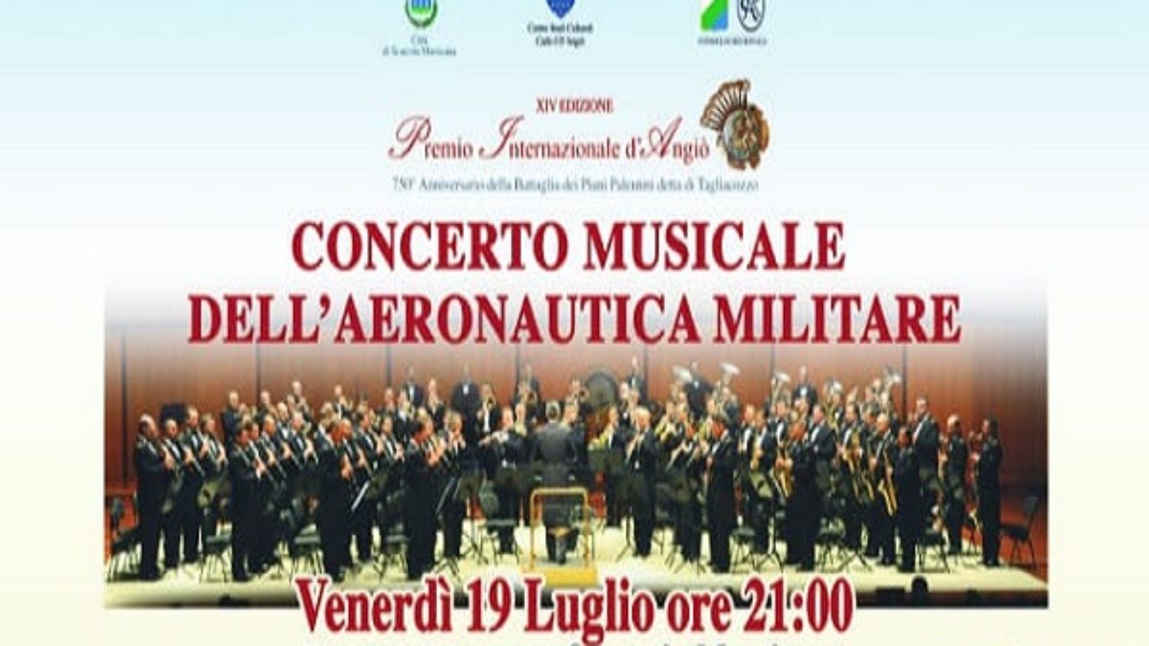 SCURCOLA MARSICANA CONCERTO DELLA BANDA DELL AERONATICA MILITARE