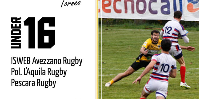 Rugby, ad Avezzano la prima edizione della Tecnocall Cup. Un triangolare riservato ai giovani talenti delle squadre under 16